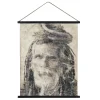 Chic Antique Bilderrahmen|Schilder, Wandbilder & Poster-Leinwandbild zum Aufhängen mit Mann