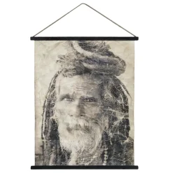 Chic Antique Bilderrahmen|Schilder, Wandbilder & Poster-Leinwandbild zum Aufhängen mit Mann