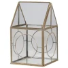 Chic Antique Lichthäuser, Keramik-Häuschen-Lichterhaus mit Dekor
