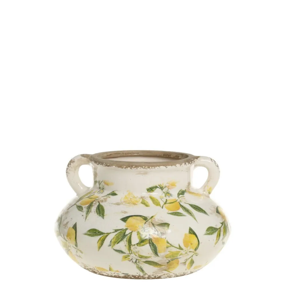 Chic Antique Blumentöpfe & Übertöpfe-Limone bauchiger Blumentopf