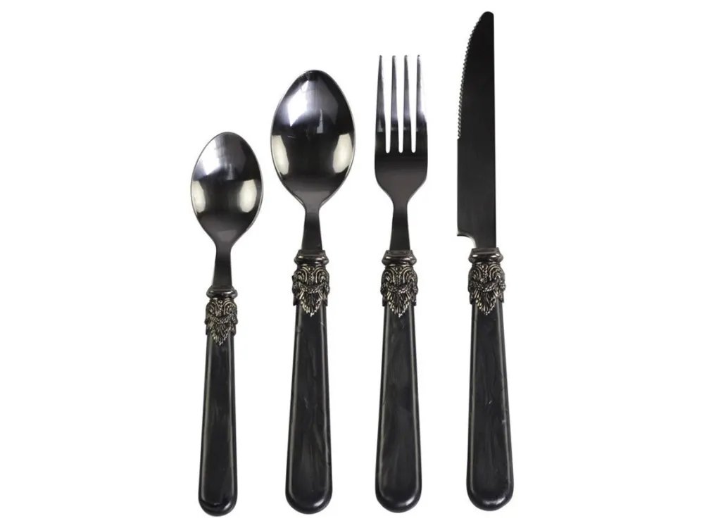 Chic Antique Besteck|Geschirr & Tischdeko Skandinavisch-Linas Besteck mit Silber Deko