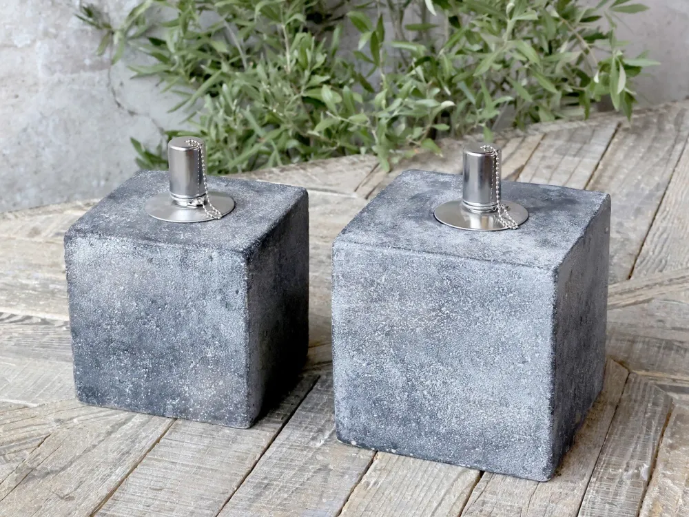 Chic Antique Laternen Für Garten Und Outdoor|Laternen-Öllampe im Zement