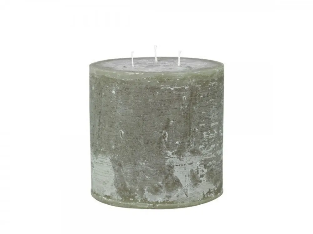 Chic Antique Weihnachtsdeko|Weihnachts- & Adventskerzen-Macon 3 Docht Stumpenkerze