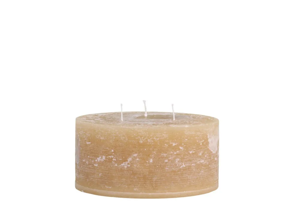 Chic Antique Weihnachtsdeko|Weihnachts- & Adventskerzen-Macon 3 Docht Stumpenkerze