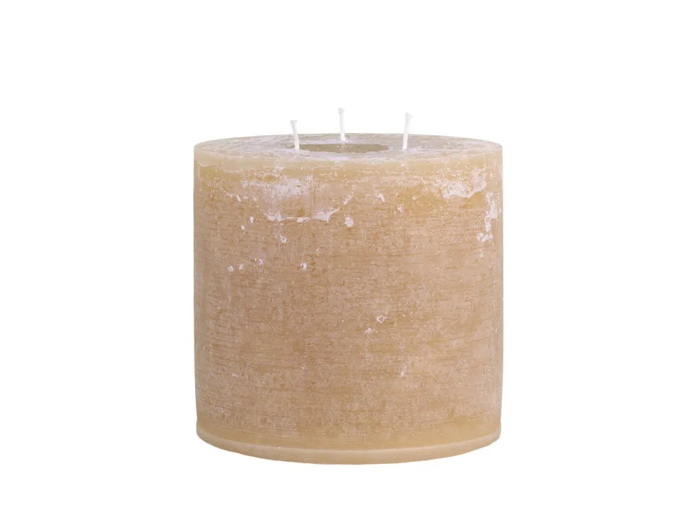 Chic Antique Weihnachtsdeko|Weihnachts- & Adventskerzen-Macon 3 Docht Stumpenkerze