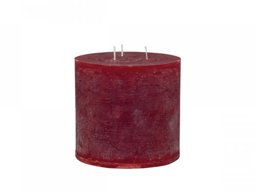 Chic Antique Weihnachtsdeko|Weihnachts- & Adventskerzen-Macon 3 Docht Stumpenkerze