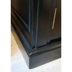 Chic Antique Schränke-Marseille Vitrinenschrank mit 2 Türen, 4 Ablagen