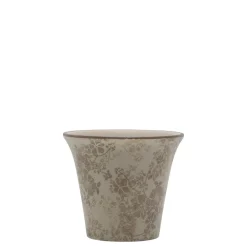 Chic Antique Gartendekoration|Töpfe Und Pflanzgefäße-Melun Übertopf Latte