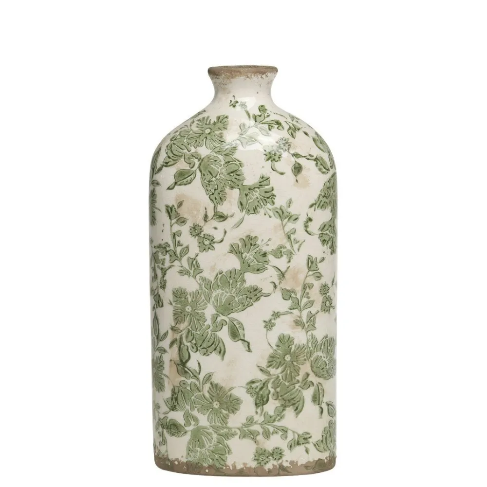 Chic Antique Vasen-Melun Flasche mit Muster