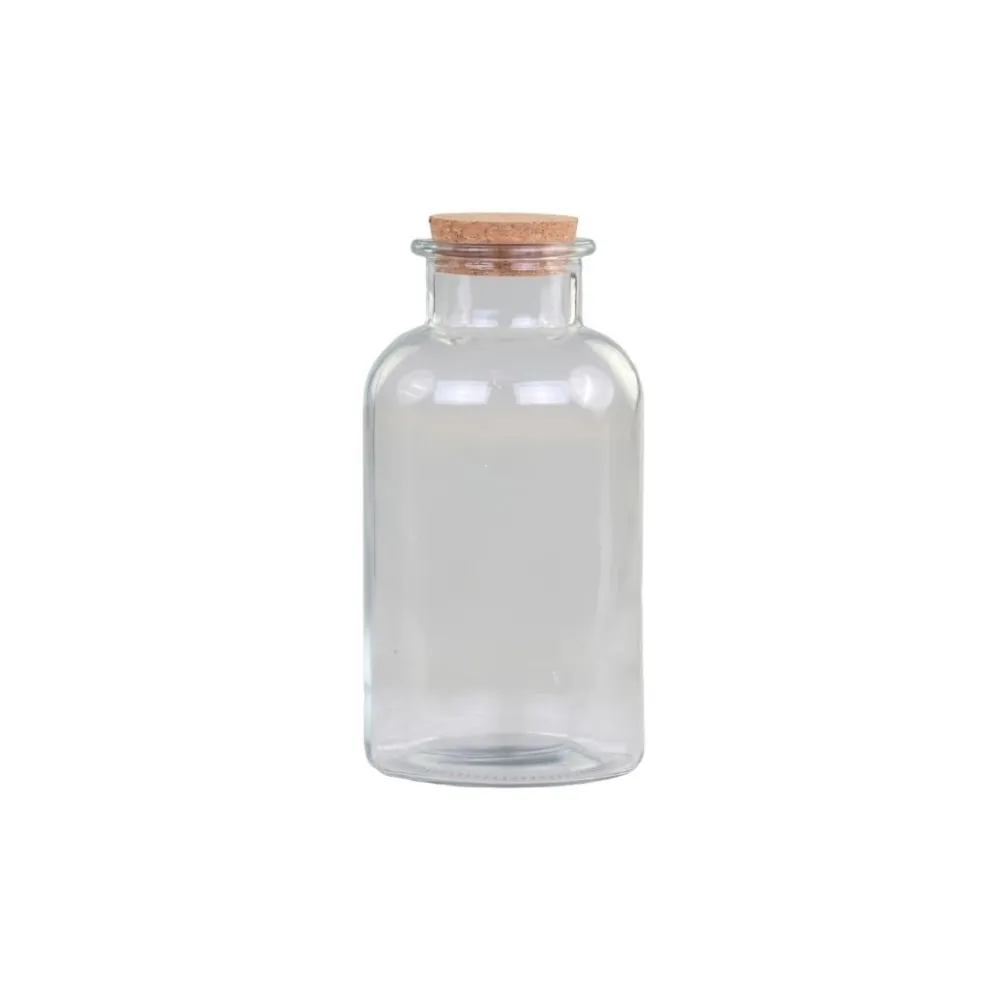Chic Antique Vorratsgläser|Küchenaufbewahrung-Milchflasche mit Korkverschluss