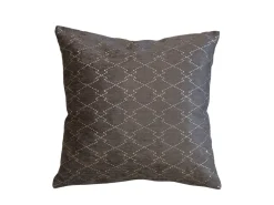 Chic Antique Kissen & Kissenbezüge-Moulin Kissen mit Gold Muster, mokka