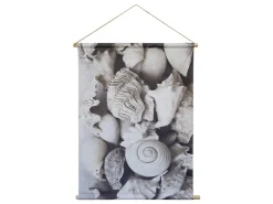 Chic Antique Bilderrahmen|Schilder, Wandbilder & Poster-Muscheln Leinwandbild zum Aufhängen