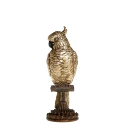 Chic Antique Deko-Objekte & Figuren-Papagei auf Fuß