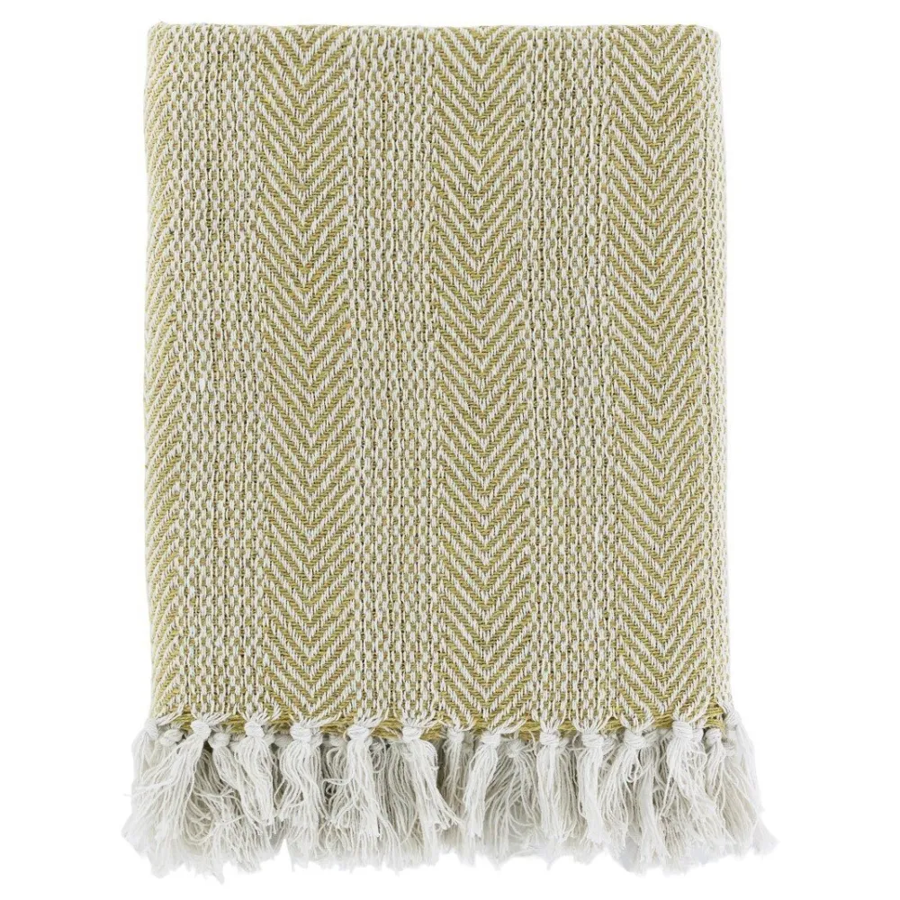 Chic Antique Decken & Plaids-Plaid Decke Aix aus recycelter Baumwolle