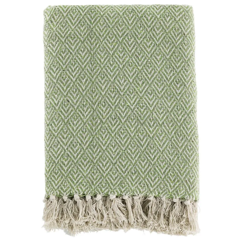 Chic Antique Decken & Plaids-Plaid Decke Aix aus recycelter Baumwolle