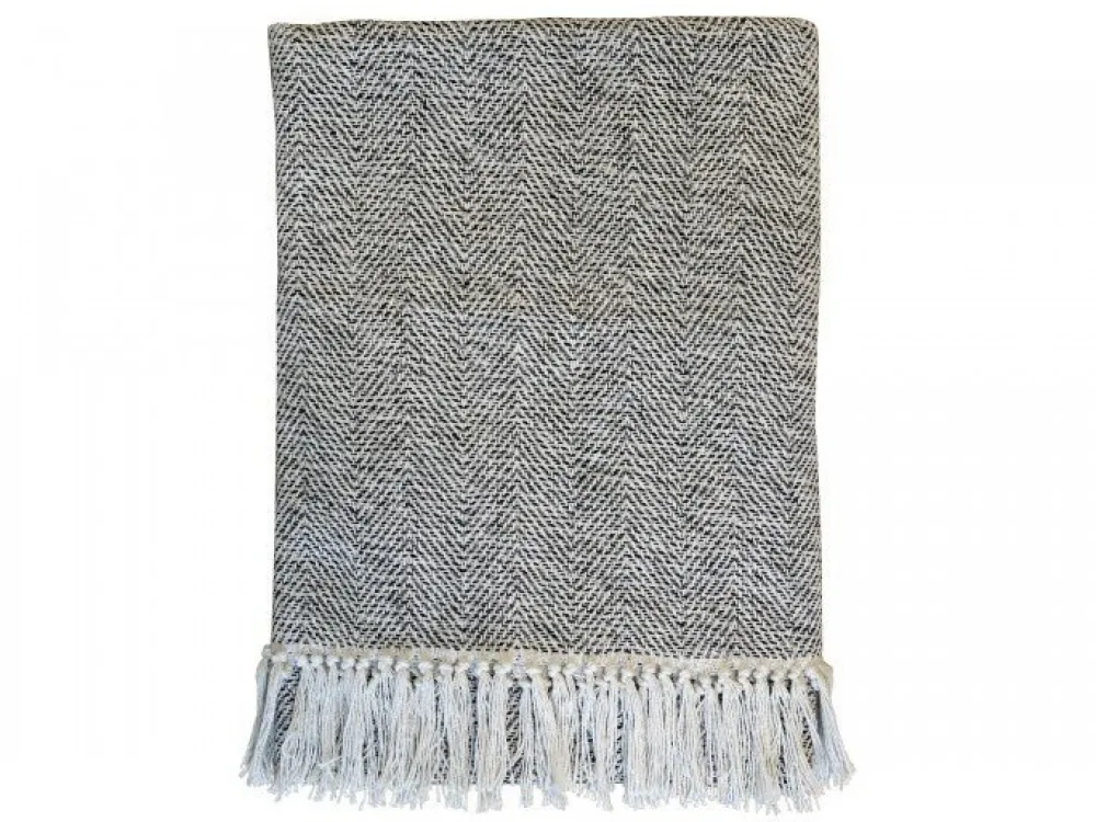 Chic Antique Decken & Plaids-Plaid mit Muster aus Überschussmaterial