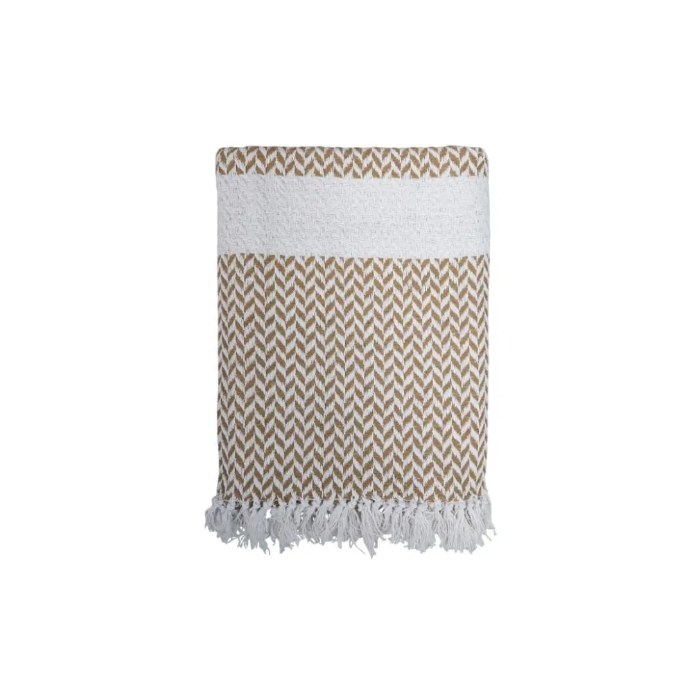 Chic Antique Decken & Plaids-Plaid mit Muster aus Überschussmaterial