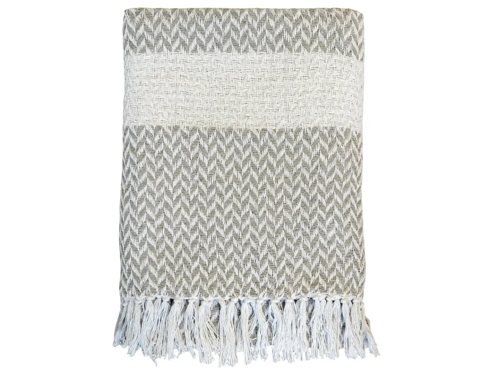 Chic Antique Decken & Plaids-Plaid mit Muster aus Überschussmaterial