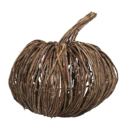 Chic Antique Herbstdeko|Gartendekoration-Rattan Kürbis