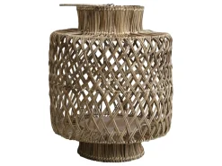 Chic Antique Laternen-Rattan Laterne geflochten