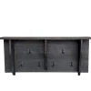 Chic Antique Wandregale|Regale-Regalbrett mit 6 Haken