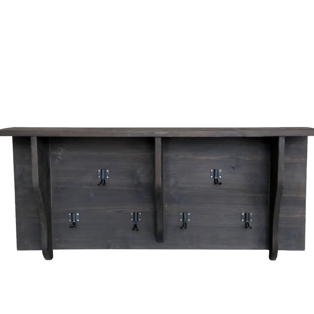 Chic Antique Wandregale|Regale-Regalbrett mit 6 Haken