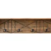 Chic Antique Garderoben|Griffe, Haken & Hakenleisten-Regalbrett mit 4 Haken