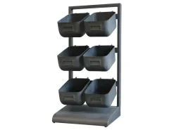 Chic Antique Wandregale|Regale-Regal mit 6 abnehmbare Boxen