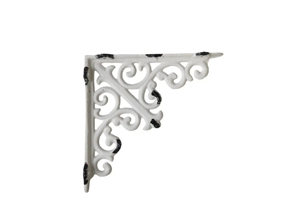 Chic Antique Wandregale-Regalträger französische Lilie