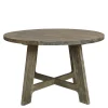 Chic Antique Beistelltische & Couchtische|Esstische-Runder Esstisch aus Recyclingholz