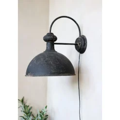 Chic Antique Wandlampen-Rustikale Wandlampe antik schwarz