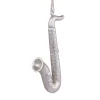Chic Antique Dekohänger & Girlanden|Weihnachtsdeko-Saxophon Anhänger mit Glitzer