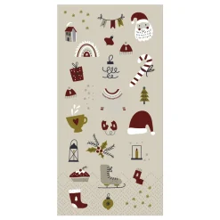 Chic Antique Servietten & Serviettenhalter|Geschirr & Tischdeko Skandinavisch-Servietten mit Weihnachtsmotiv