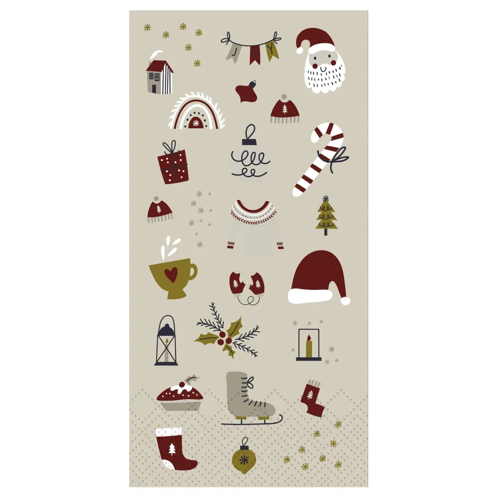 Chic Antique Servietten & Serviettenhalter|Geschirr & Tischdeko Skandinavisch-Servietten mit Weihnachtsmotiv