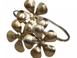 Chic Antique Herbstdeko|Servietten & Serviettenhalter-Serviettenring mit Blumen