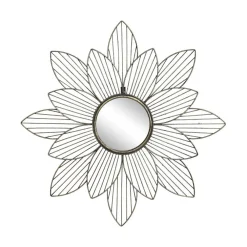 Chic Antique Spiegel-Spiegel mit Blumendeko