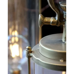 Chic Antique Led-Kerzen & Led-Laternen|Laternen-Stall Laterne mit LED und Timer