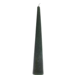 Chic Antique Weihnachtsdeko|Kerzen-Stumpenkerze Kegel mit Glitzer