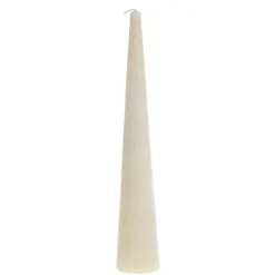 Chic Antique Weihnachtsdeko|Kerzen-Stumpenkerze Kegel mit Glitzer