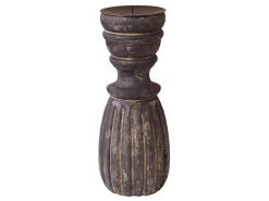 Chic Antique Kerzenhalter Für Stumpenkerzen-Stumpen Kerzenständer mit Rillen