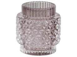 Chic Antique Teelichthalter-Teelichtglas mit Muster