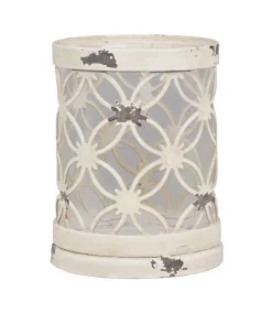 Chic Antique Windlichter-Teelichthalter mit Spitzenkante