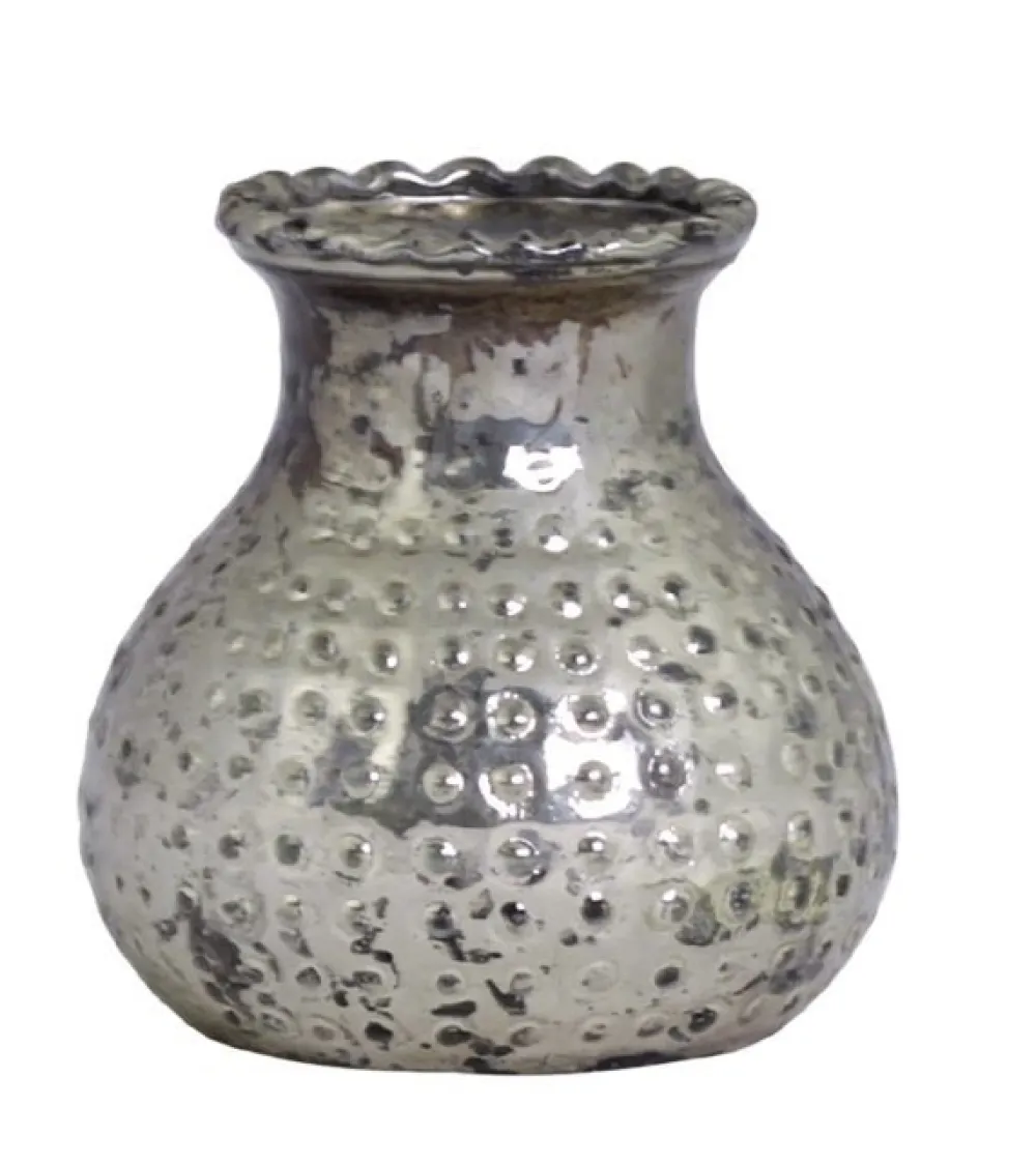 Chic Antique Teelichthalter-Teelichthalter bauernsilber