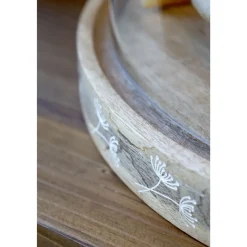 Chic Antique Glasglocken|Etageren & Kuchenplatten-Tours Glasglocke mit Schnitzereien