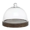 Chic Antique Glasglocken|Etageren & Kuchenplatten-Tours Glasglocke Schwarz