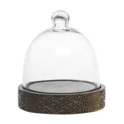 Chic Antique Glasglocken|Etageren & Kuchenplatten-Tours Glasglocke Schwarz