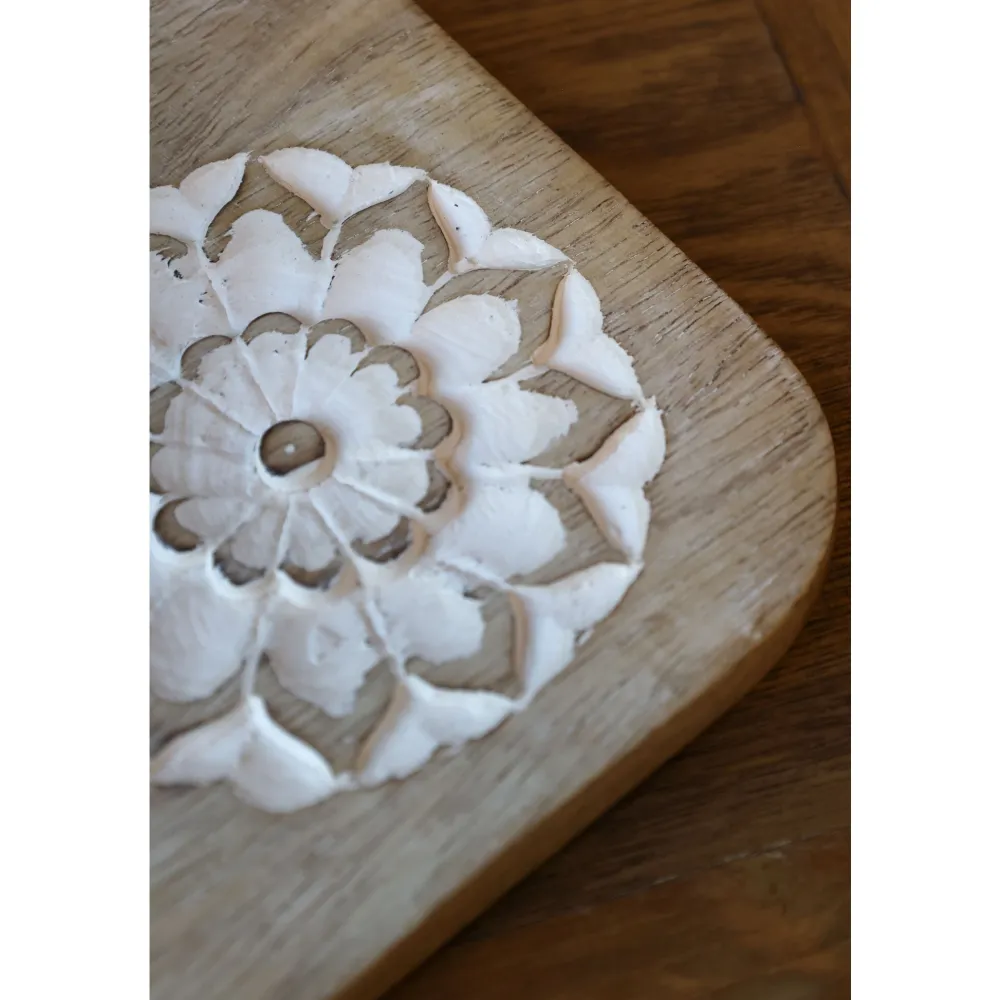 Chic Antique Servierplatten & Bretter|Schneidebretter-Tours Tapasbrett mit Schnitzereien