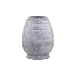 Chic Antique Vasen-Vase Cholet mit Muster