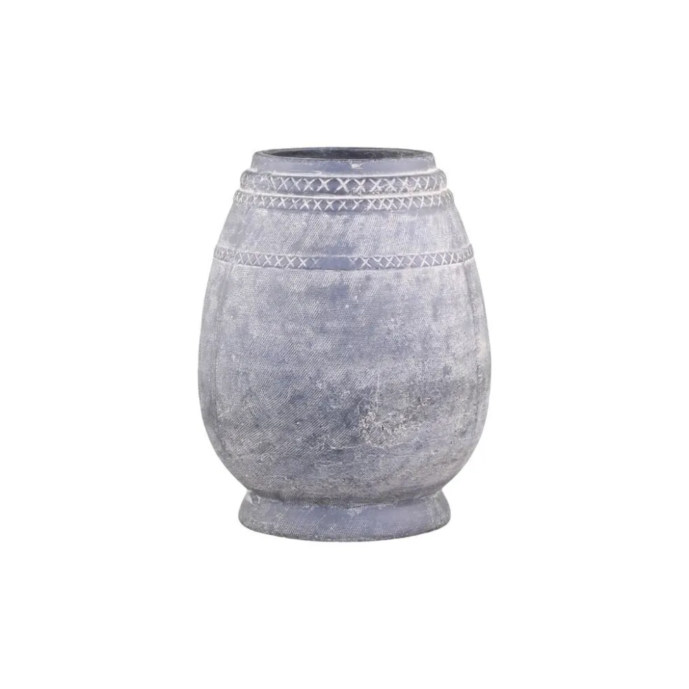 Chic Antique Vasen-Vase Cholet mit Muster