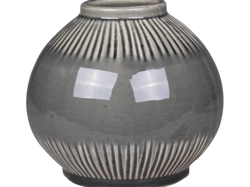 Chic Antique Vasen-Vase mit gestreiftem Muster